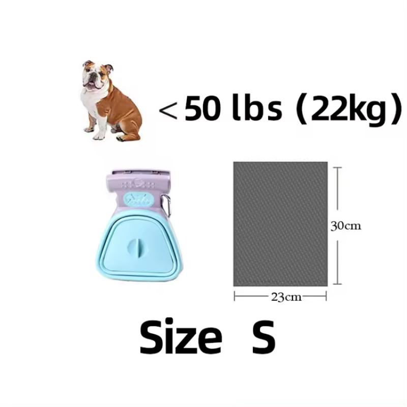Pet Waste Scooper Manufacturer - Wholesale Outdoor Pet Puppy Waste Pick up Scooper Travel Foldable Poop Bag