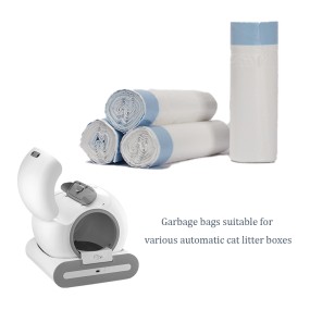 Pet Waste Bag Factory - Automatic Drawstring Pet Poop Bags Self-Cleaning Cat Litter Box Garbage Liner