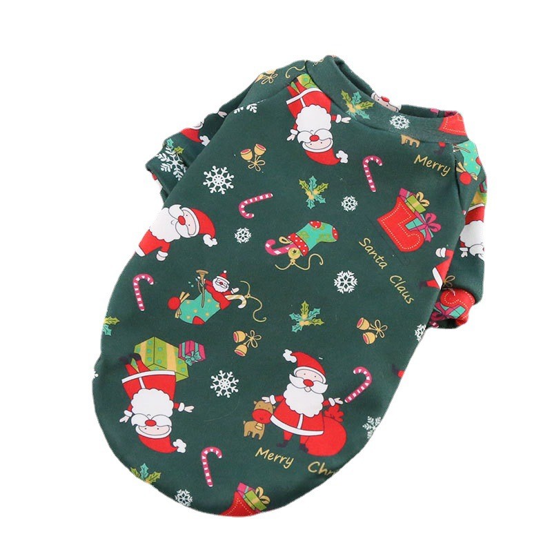 Pet Clothes Factory - Hot Sale Christmas Wholesale Hot Sale Pet Clothes Plus Fleece Christmas Theme
