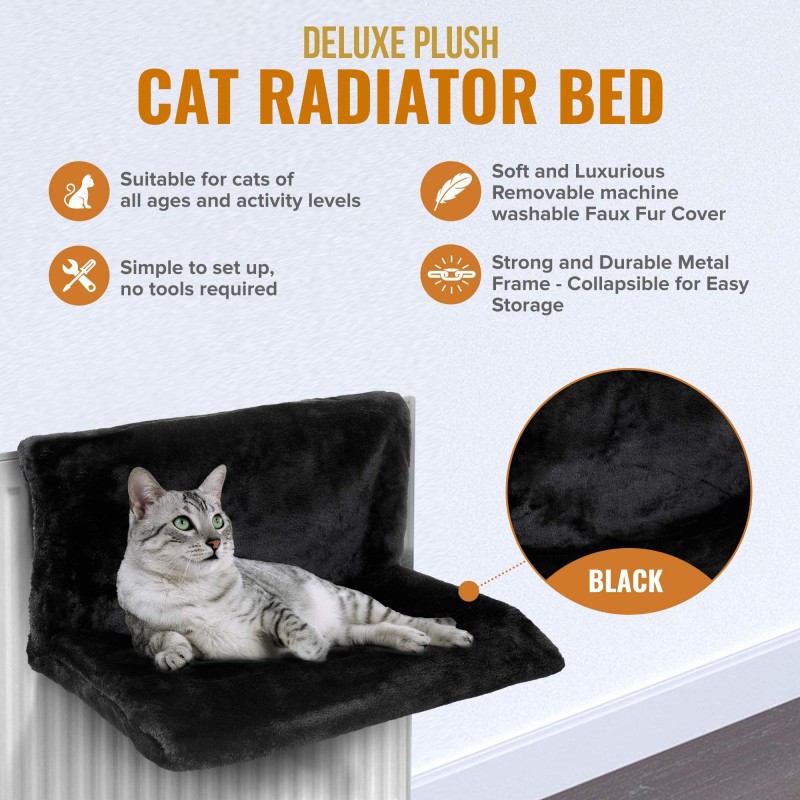 Cat Radiator Bed Supplier - 2024 Customized Cat Radiator Sleep Bed Soft Plush Fabric Pet Products