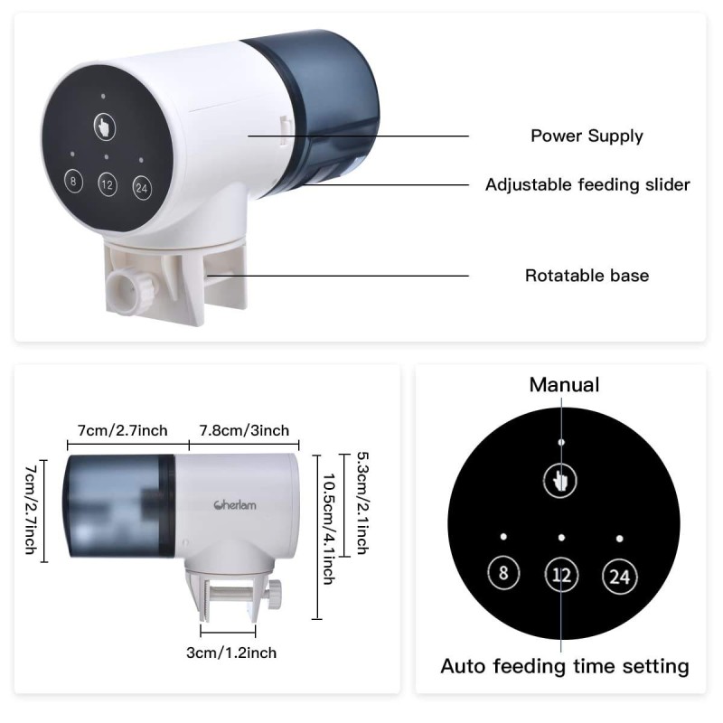 Automatic Fish Feeder Manufacturer - Automatic Fish Feeder Digital Tank Aquarium Electrical Plastic Timer