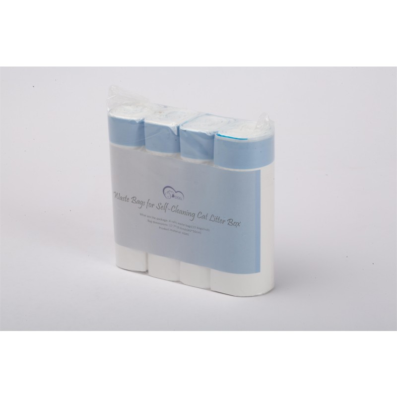 Pet Waste Bag Factory - Automatic Drawstring Pet Poop Bags Self-Cleaning Cat Litter Box Garbage Liner