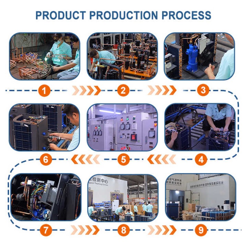 Heat Pump Manufacturer - R290 Wifi Control 6kw 12kw 18kw Air Source Heat Pump Air Winter Home