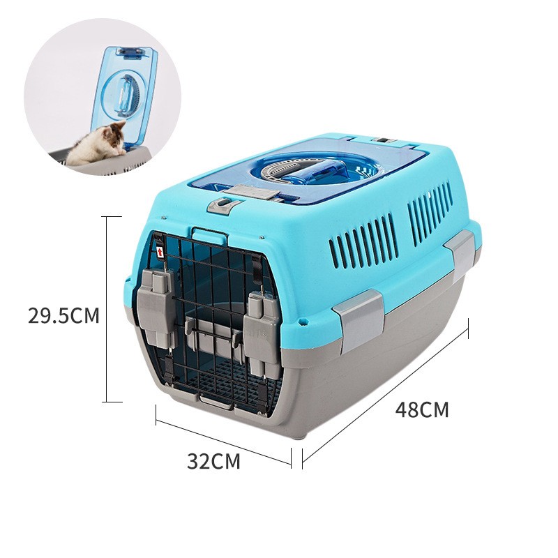Pet Transport Box Supplier - EU Warehouse Shipping Time 3 Days Cat Pet Dog Flight Carrier Case Eco Friendly
