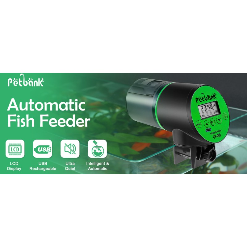 Fish Feeder Supplier - Fish Feeder Automatic Fish Tank Feeding Koi Goldfish Feeder Plastic Aquarium