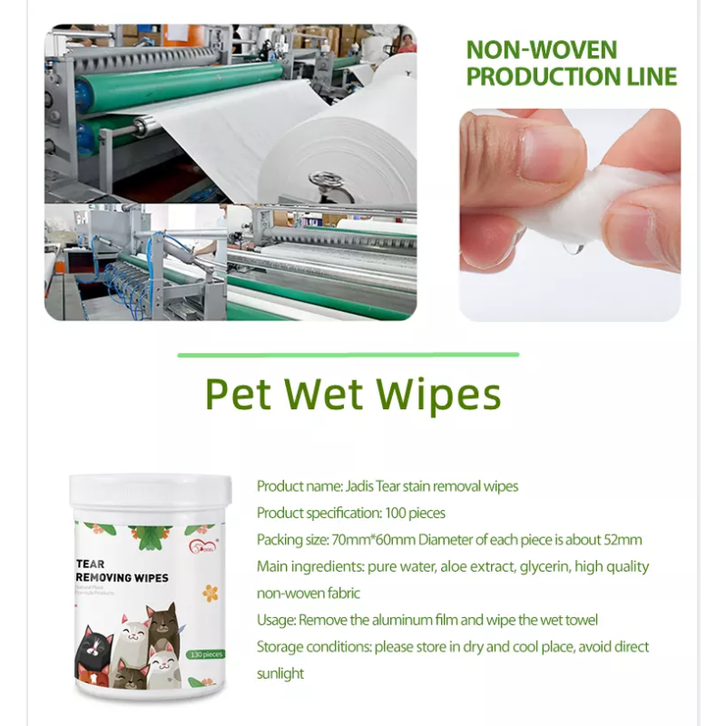 Pet Wipes Factory - Pet Wipes Organic Pet Eye Wet Wipes Biodegradable Pet Cleaning Wipes