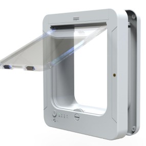 Smart Pet Door Supplier - RFID Radar Detect Electric Intelligent Door Cat Dog Free Access Automatic