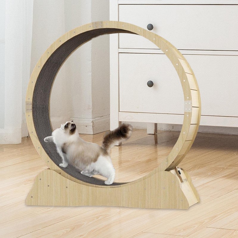 Cat Treadmill Supplier - Dog Cat Treadmill Pet Fitness Roller Silent Exercise Running Wheel Furniture