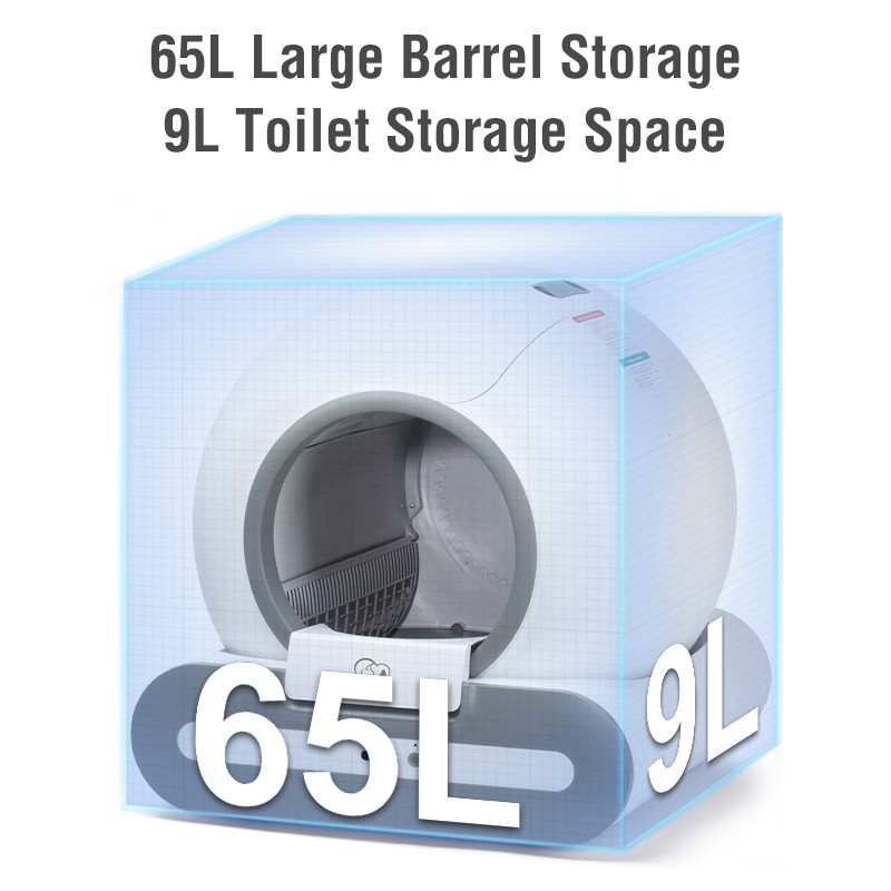 Cat Litter Box Factory - EU Warehouse Hot Sale Smart Self Cleaning Cat Toilet Automatic APP Remote Control