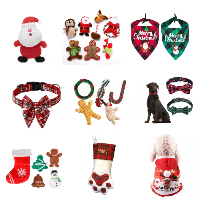 Pet Christmas Set Manufacturer - Various Customized Solutions Pet Christmas Set Toy Stockings Clothes