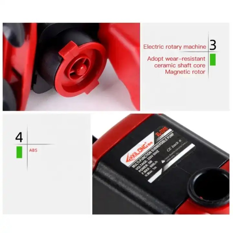 Water Pump Supplier - OEM Xilong Submersible Filter Hydroponics Pump