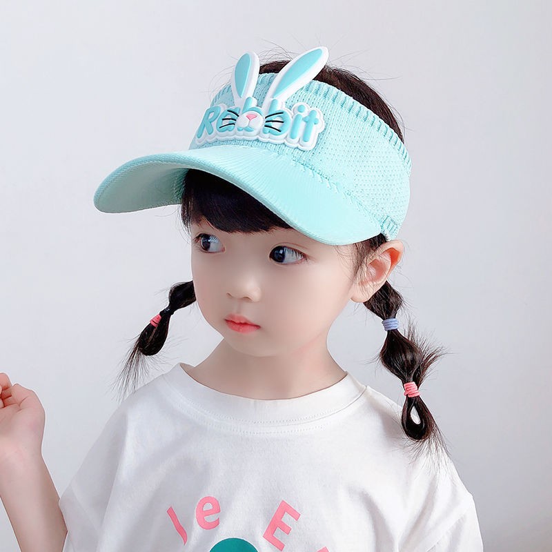 Kids Sun Hat Factory - Summer Cute Cartoon Rabbit Empty Top Boys Girls Sunscreen Summer Duck Tongue