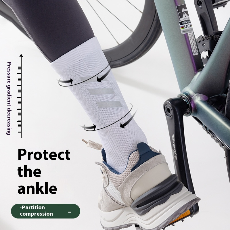 Cycling Socks Factory - Professional Cycling Compression Socks Reflective Quick-Dry Breathable Bicycle