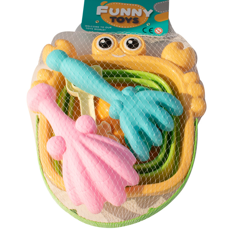 Beach Toy Manufacturer - Children's Folding Bucket Shovel Set Baby Beach Sand Digging Water Play