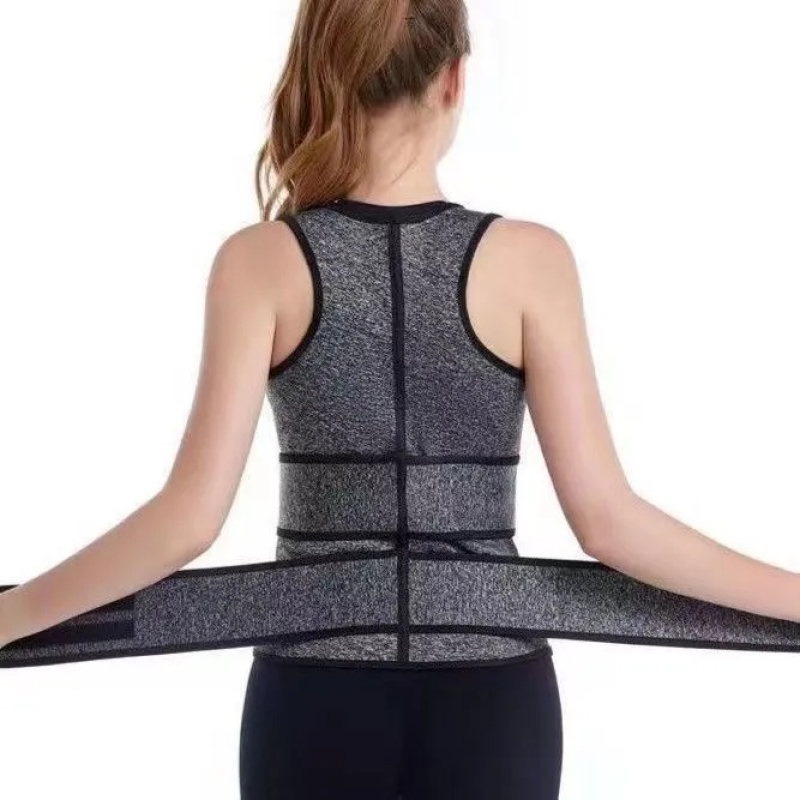 Waist Support Factory - Women's Double Waist Support Belt Heat Retention Warm Vest Back Protection