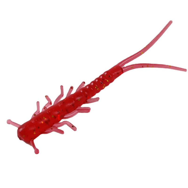 Fishing Lure Manufacturer - Black Mandarin Fish Wholesale Multi-legged Worm Soft Bait Micro Object