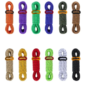 Camping Rope Factory - 4mm Outdoor Guy Lines Tent Cords Lightweight Reflective Camping Rope with Buckle