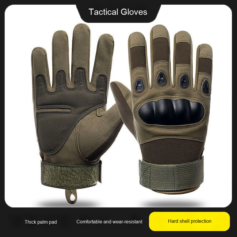 Motorcycle Gloves Factory - Men's Tactical Gloves Non-Slip Wear-Resistant Hard Shell Cycling Outdoor Training