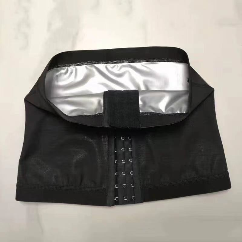Yoga Belt Supplier - Snap Button Spandex Waist Trainer Running Sports Yoga Abdomen Belt Sweat Shaping