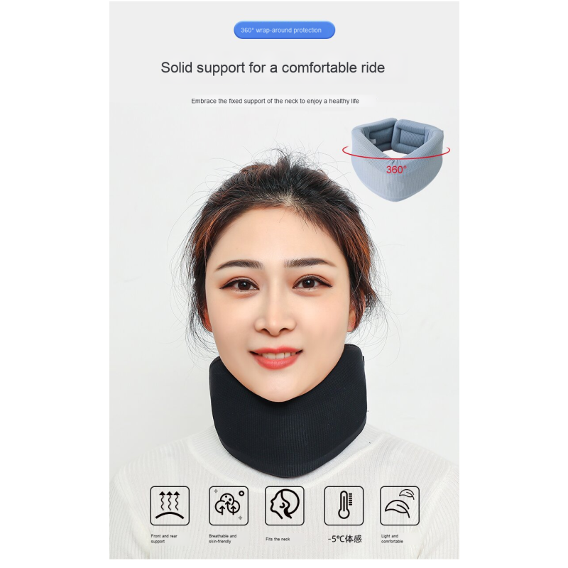 Neck Support Supplier - All Seasons Thin Neck Support Collar Soft Sponge Anti-Head Cervical Corrector