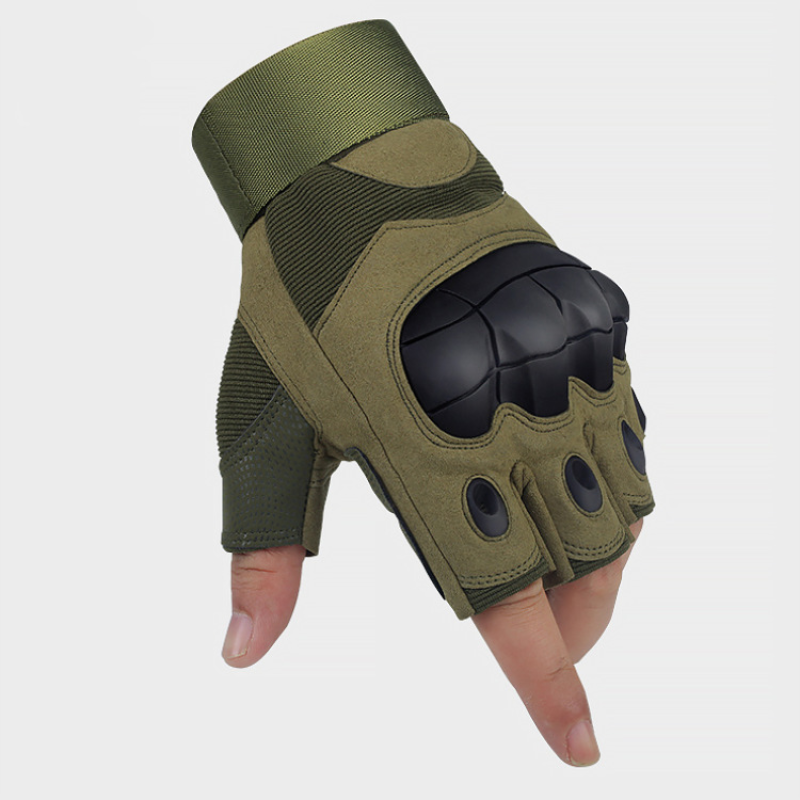 Training Gloves Manufacturer - Men's Tactical Half-Finger Gloves Breathable Non-Slip Wear-Resistant Hard Shell