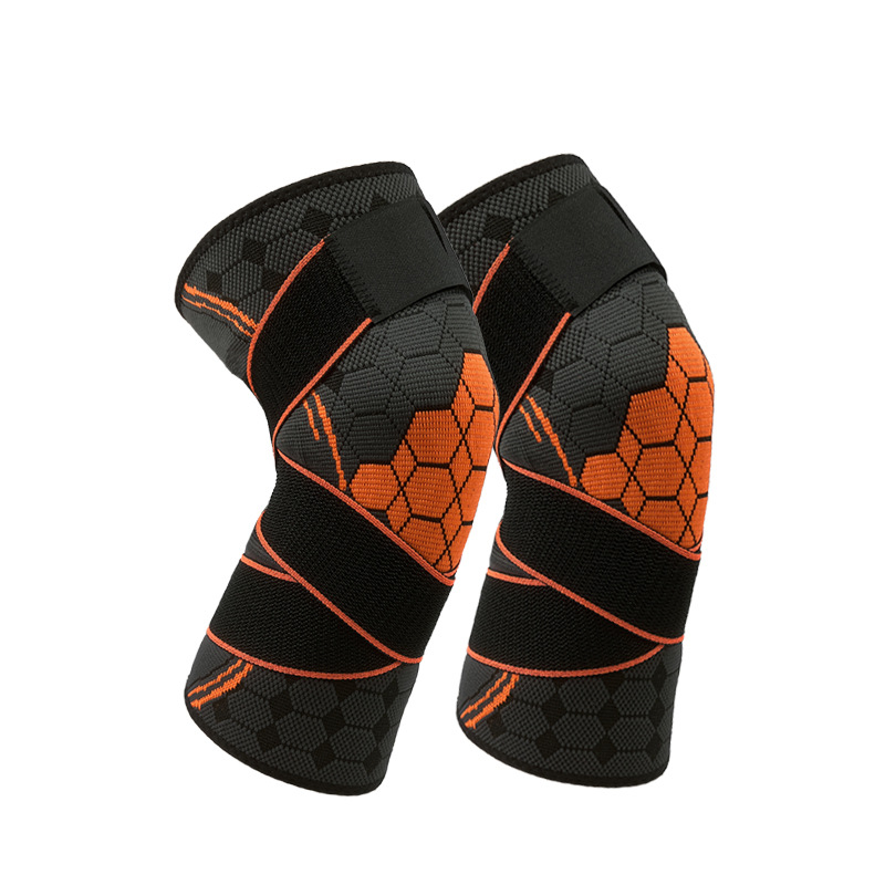 Joint Support Supplier - Strap Knee Pads Sports Running Basketball Knee Sleeves Professional Protection