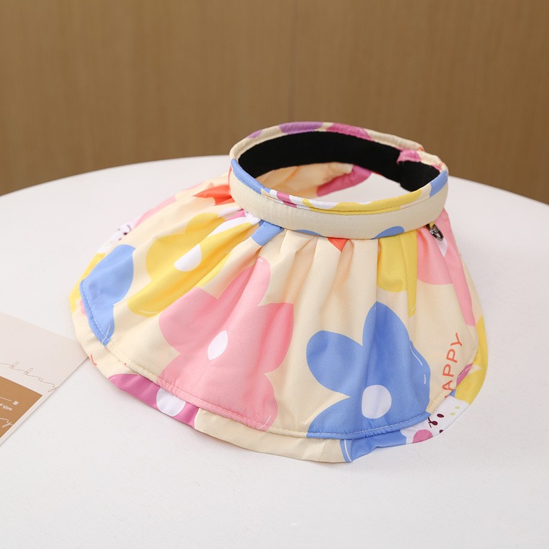 Sun Hat Factory - Children's Shell Empty Top Hat Sun Protection UV Protection Baby Travel Cartoon