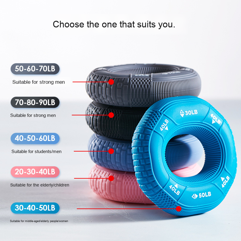 Strength Trainer Factory - Wholesale Silicone Hand Grip Octagonal Three-Strength Circle Arm Rehabilitation
