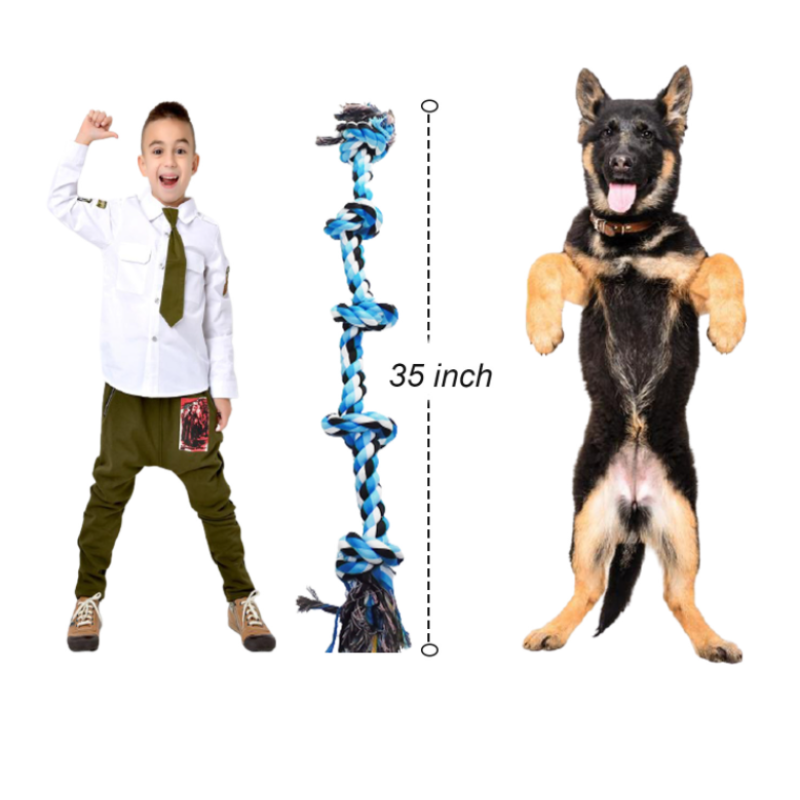 Rope Toy Factory - Dog Rope Toys for Large Medium Aggressive Chewers Heavy Duty Indestructible Chew