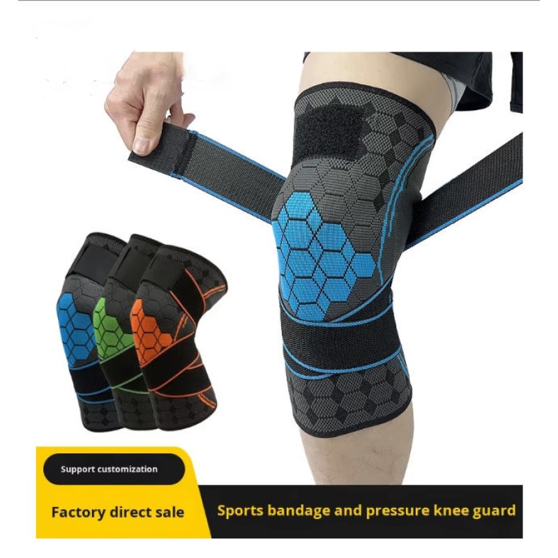 Joint Support Supplier - Strap Knee Pads Sports Running Basketball Knee Sleeves Professional Protection