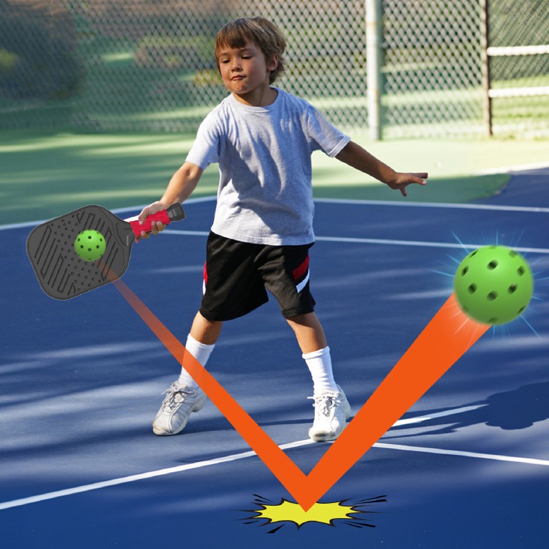 Pickleball Training Supplier - PE Pickleball Racket Honeycomb Paddle Custom Logo Training Tool Outdoor