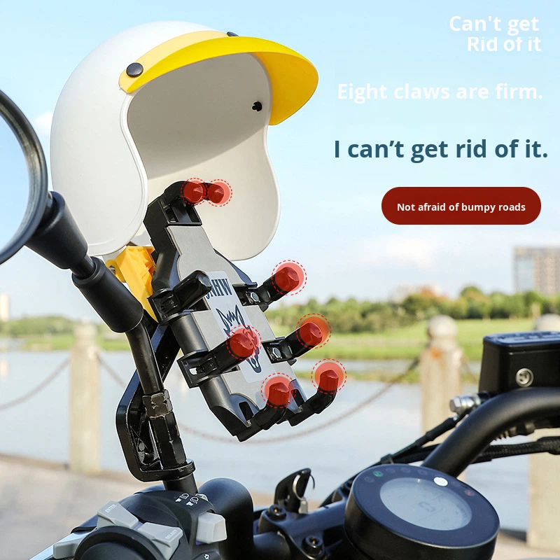 Phone Holder Factory - New Helmet Delivery Rider Motorcycle Phone Holder Electric Vehicle Bicycle