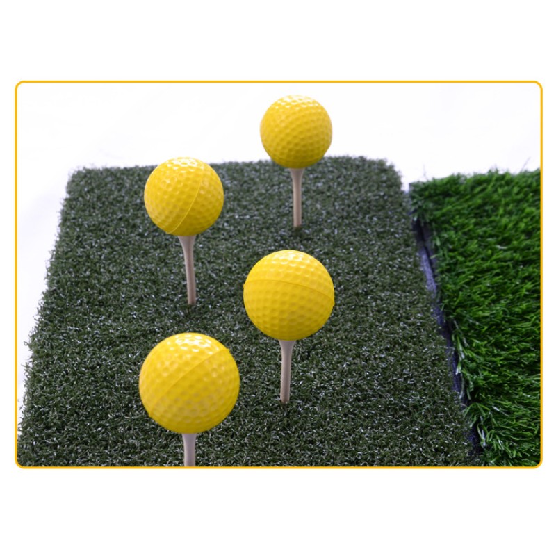 Golf Ball Manufacturer - Promotional Indoor Golf Practice Ball Logo Custom Yellow Soft Foam Ball