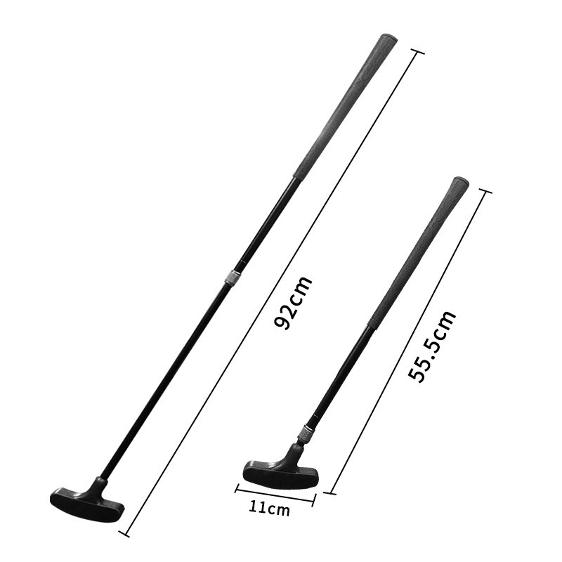 Golf Putter Factory - Adjustable Aluminum Golf Putter Black Retractable Two-Way Double Sides Club