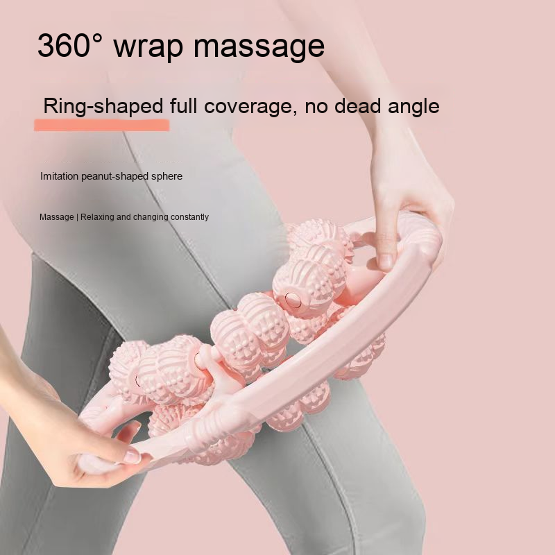 Massager Manufacturer - Upgrade 32-Wheel Ring Massager Fully Wrapped Roller Leg Meridian Dredging