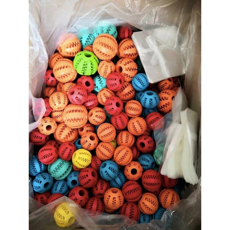 Chew Toy Manufacturer - Fashionable Durable Cartoon Rubber Pet Cleaning Balls Dog Chew Tooth Cleaning