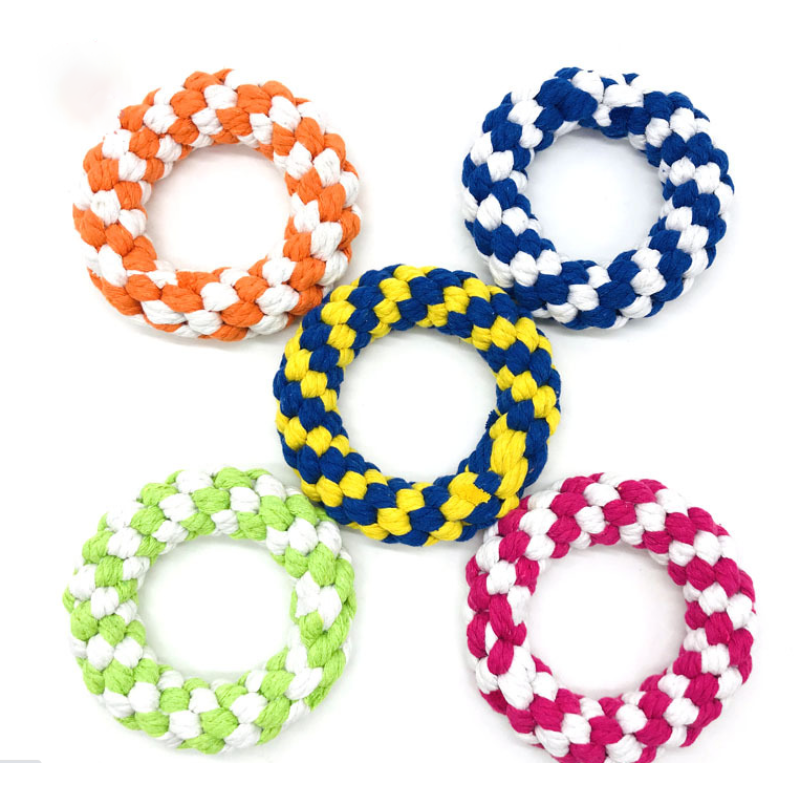Dog Toy Supplier - Wholesale Cotton Dog Rope Toys Pet Dog Ball Toys Knot Rope Chew Toy
