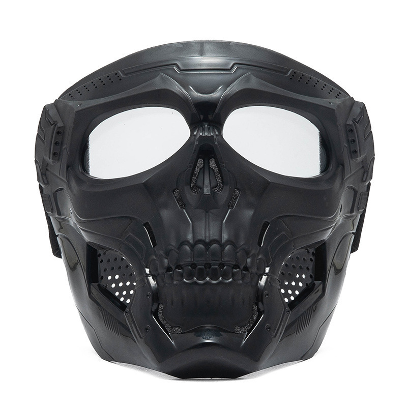 Protective Mask Factory - Tactical Halloween Goggles Masks Motorcycle Mask Windproof Full Face Skeleton