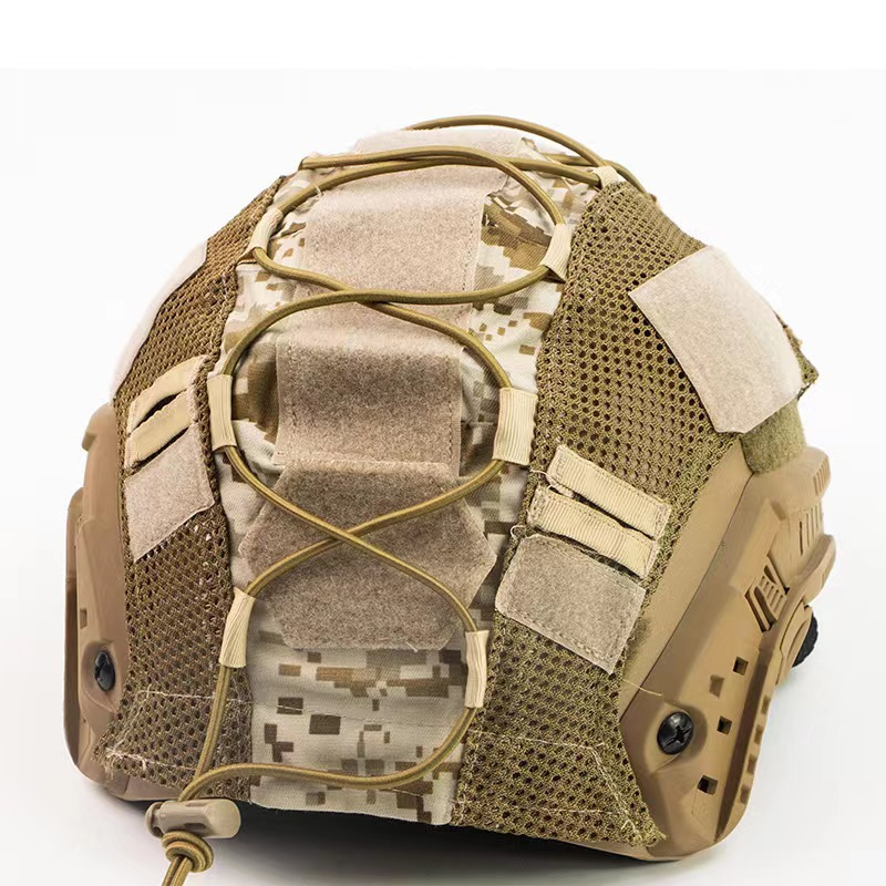 Helmet Cover Manufacturer - Outdoor Protective CS Field Camouflage Fast Helmets Cloth Cover Tactical
