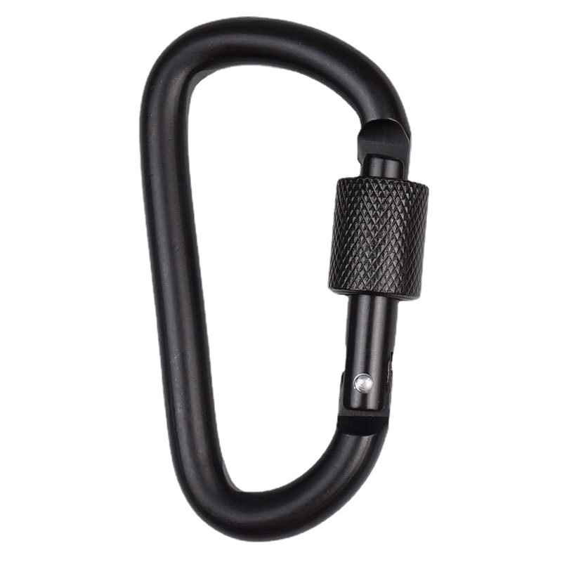 Carabiner Factory - Large D Ring Key Chain Quick Release Aluminum Alloy Carabiner Backpack Lock Hook