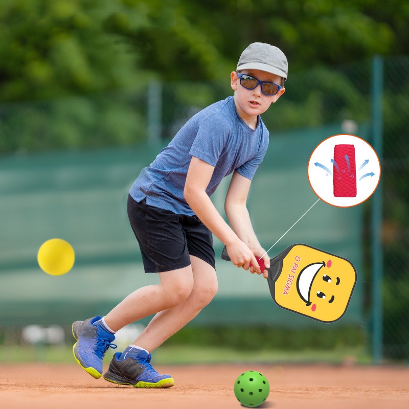 Pickleball Training Supplier - PE Pickleball Racket Honeycomb Paddle Custom Logo Training Tool Outdoor