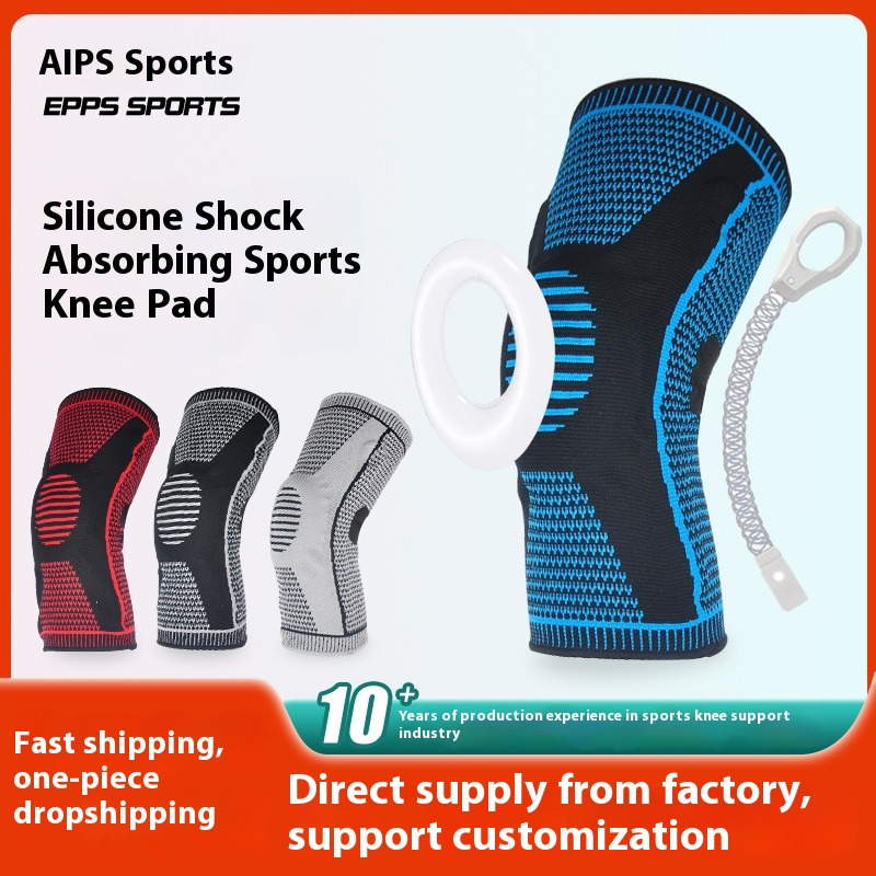 Knee Pad Factory - Wholesale Professional Protection Breathable Elastic Closure Sports Knee Pads