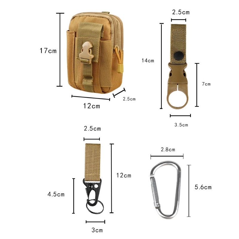 Tactical Belt Manufacturer - Outdoor Heavy Duty Buckle Tactical MOLLE Pouch and Hooks Tactical Belt