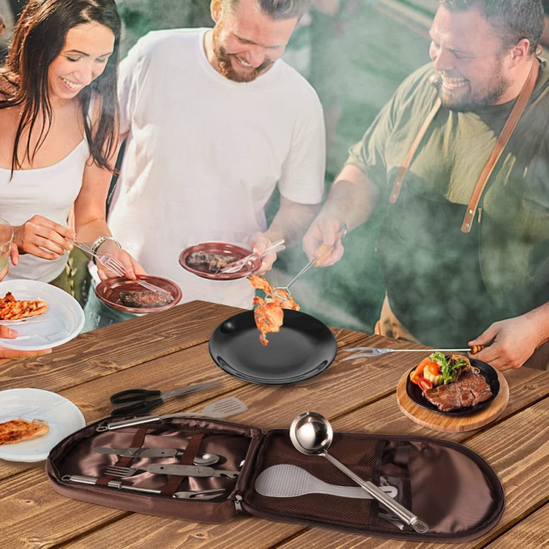 Camping Bag Manufacturer - Portable Outdoor Cookware Cosmetics Bag Camping Style Kitchen Tableware Storage