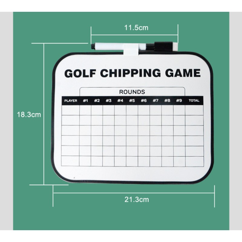 Golf Scoreboard Supplier - Wholesale Golf Game Scorekeeper Scorecard Board Double-Sided Plastic Erasable
