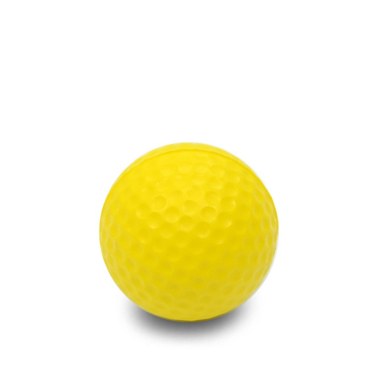 Golf Ball Manufacturer - Promotional Indoor Golf Practice Ball Logo Custom Yellow Soft Foam Ball