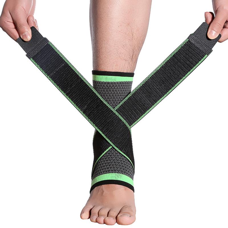 Ankle Brace Supplier - New Outdoor Sports Nylon Ankle Brace Strap Breathable Compression Ankle Support