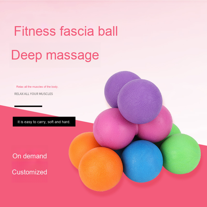 Muscle Ball Supplier - TPR Fitness Peanut Ball Relaxing Muscle Massage Ball for Yoga Fascia Wholesale