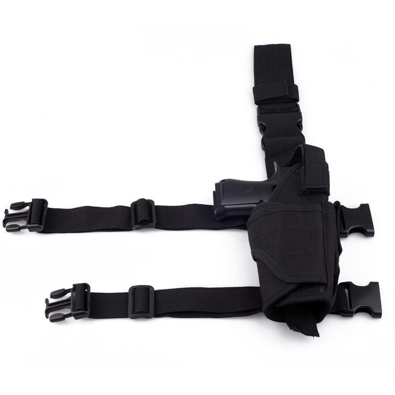 Leg Holster Factory - Tactical Nylon Leg Thigh Underarm Holster Outdoor Camouflage Multifunctional Waist Bag