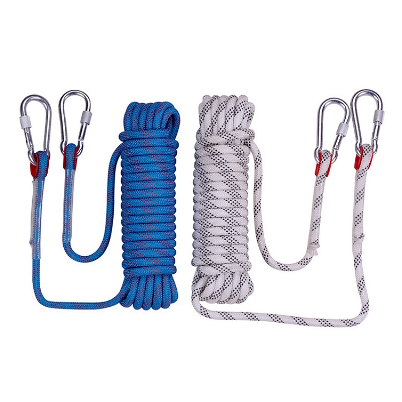 Safety Rope Manufacturer - Cross-Border Outdoor Rock Climbing Equipment Polyester Braided Safety Rope